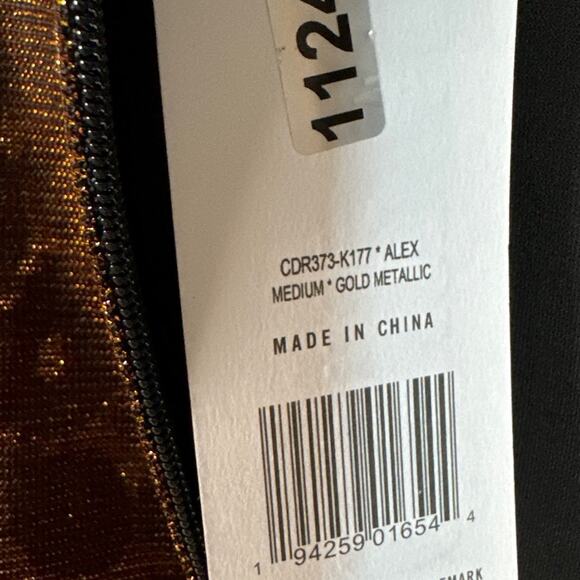 Dress The Population X Cosmopolitan Alex Dress Metallic Leopard Print Size M NWT - Picture 10 of 11